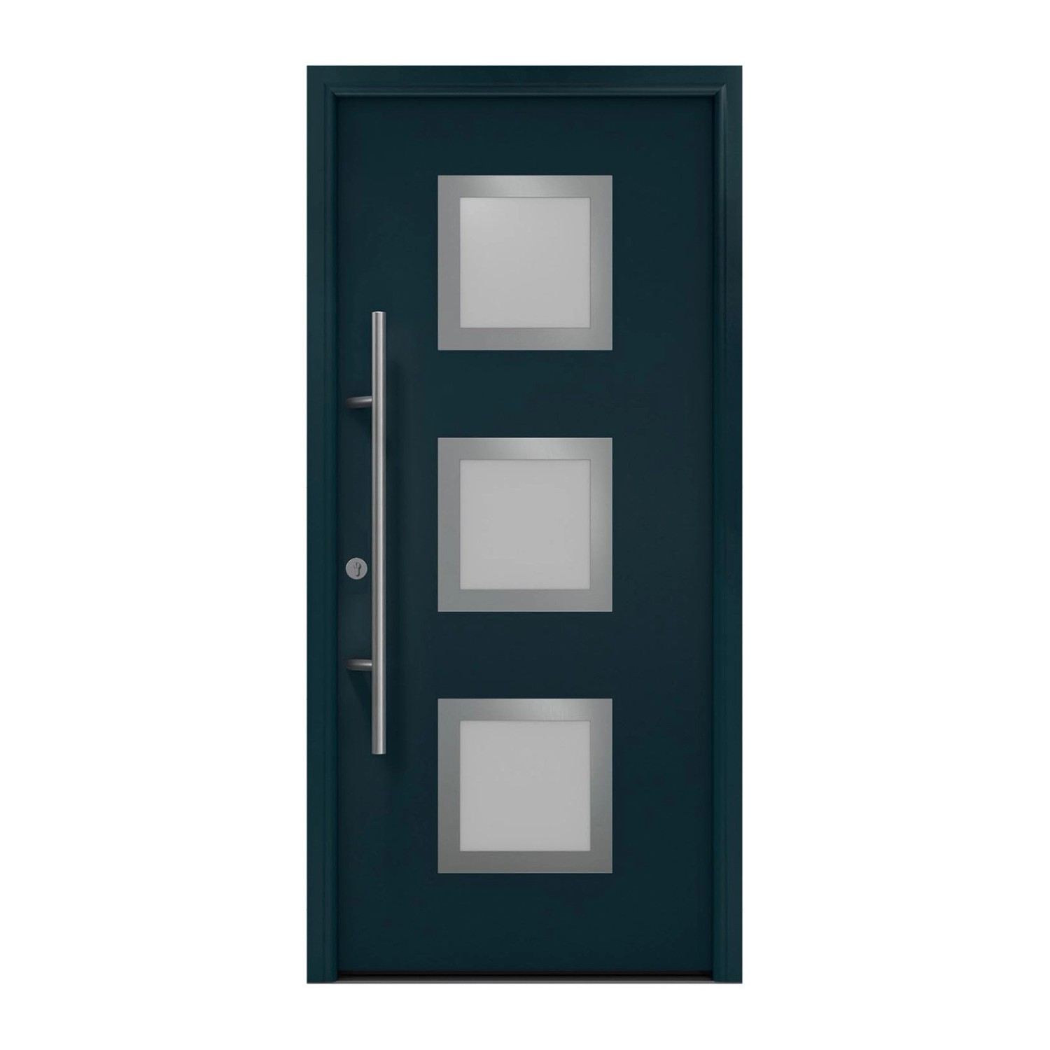 EcoStar Haustür Isopro Secur IPS 810S Anthrazitgrau 110 cm x 210 cm DIN L günstig online kaufen