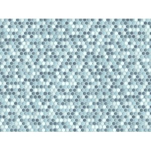 d-c-fix Wandbelag in Grau mit Hexagon-Keramikmuster, Meterware.