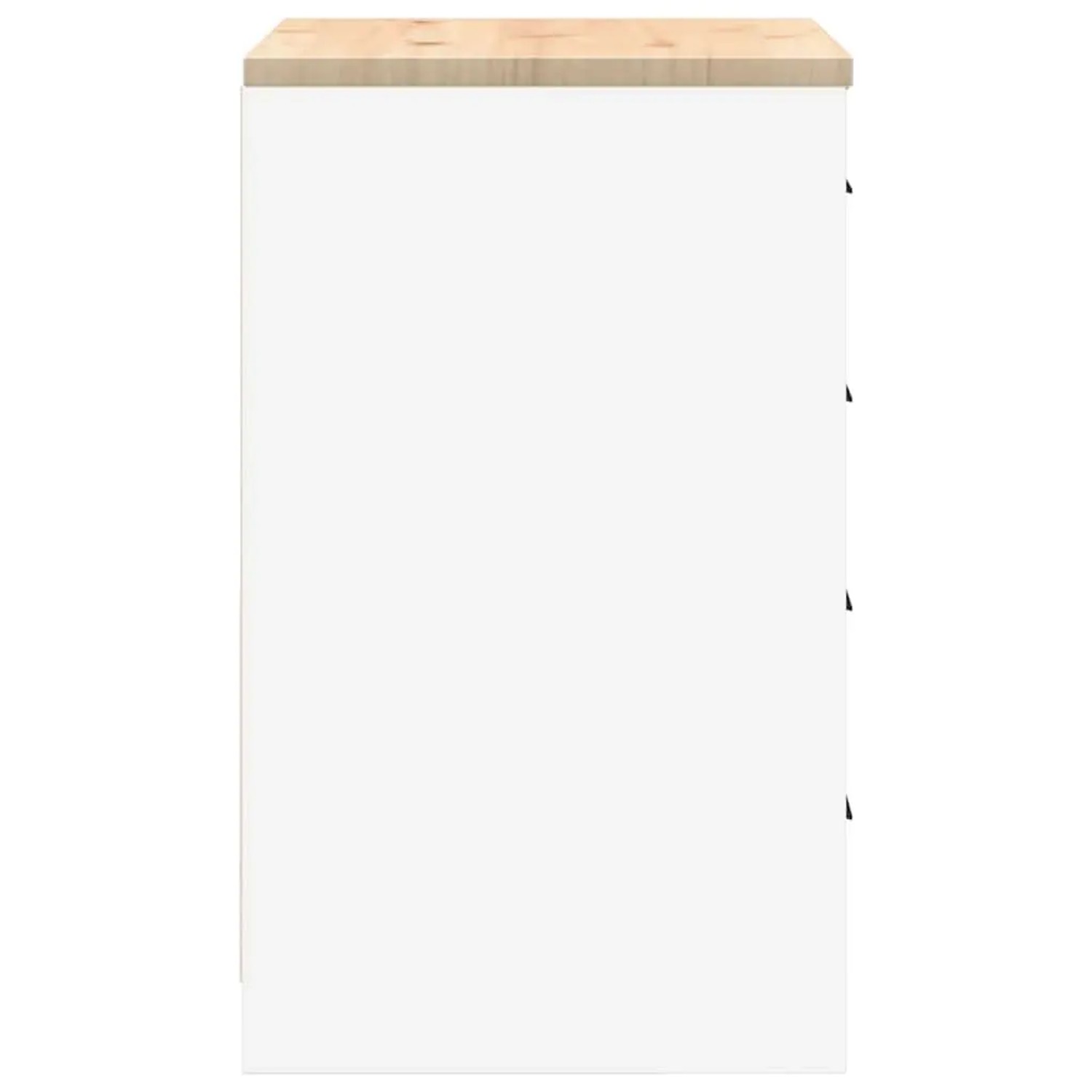 vidaXL Garagen-Aufbewahrungsschrank Weiß 60x51x85 cm Massivholz Kiefer 860598_7