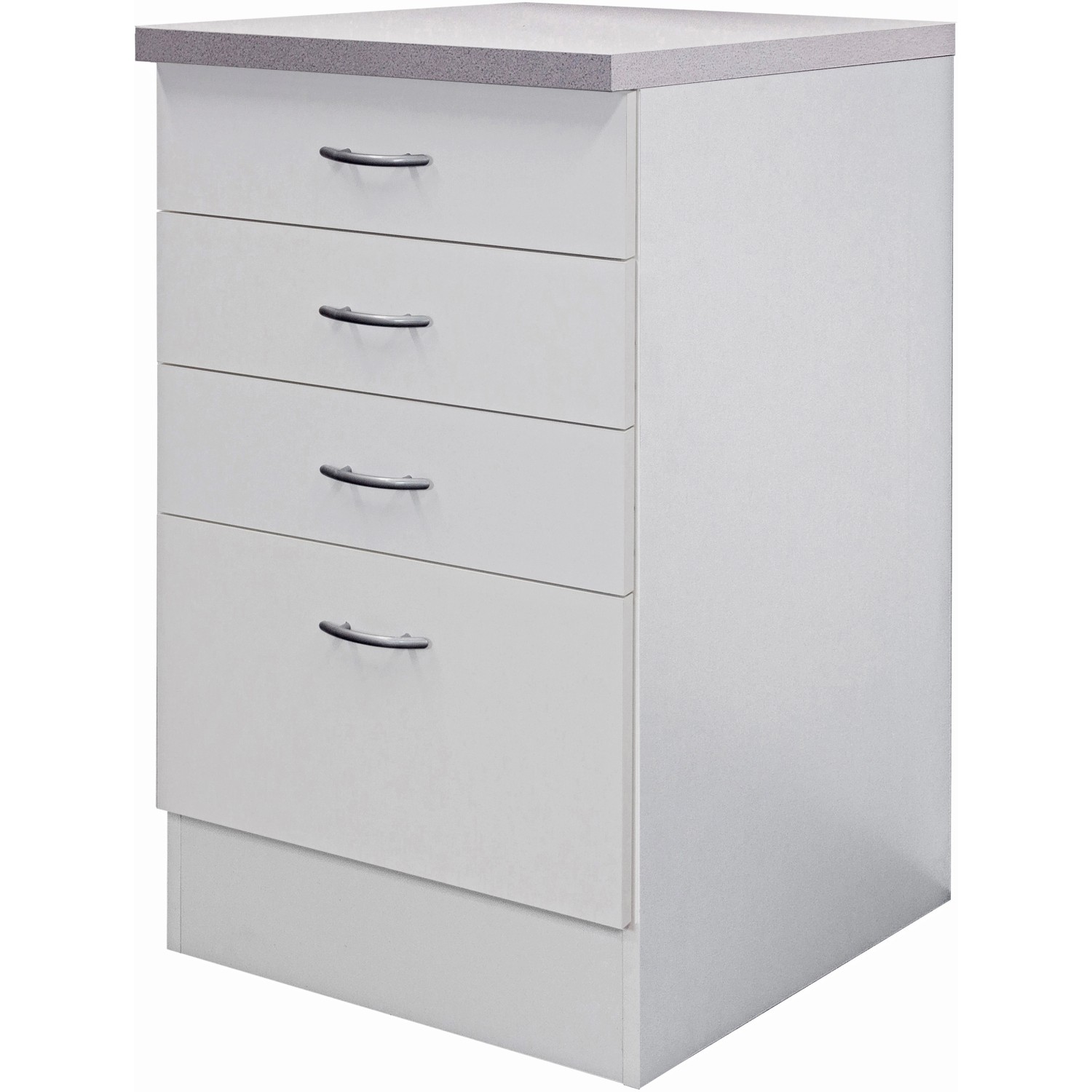 Flex-Well Classic Schubkastenschrank Wito 50 cm Weiß