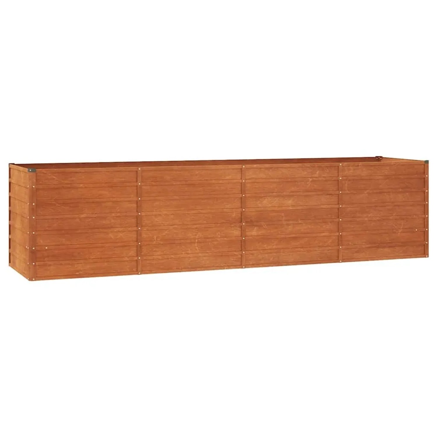 Furnicato Hochbeet Rostig 320x80x77 Cm Cortenstahl