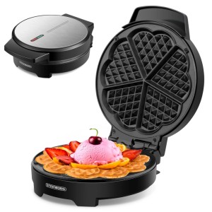 Steinborg SB-2050 Waffeleisen für Klassische Herzwaffeln 1000 Watt