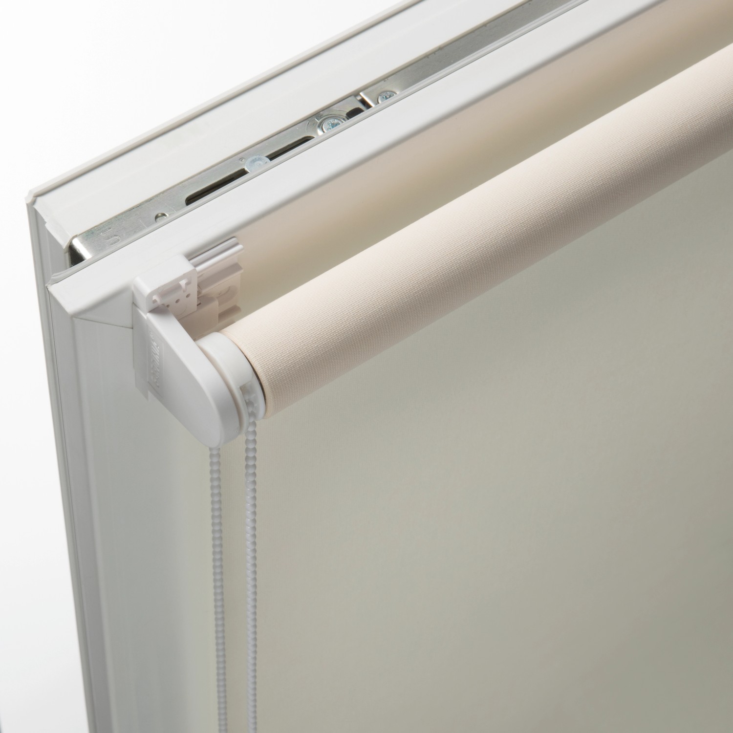 Gardinia EasyFix Rollo, 120x150 cm, Weiß. Lichtdurchlässiges Rollo zur einfachen Montage ohne Bohren.