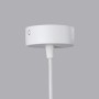 Detailaufnahme der weißen Sollux Lighting Arche 1 Pendelleuchte, Lampen & Leuchten Zubehör.