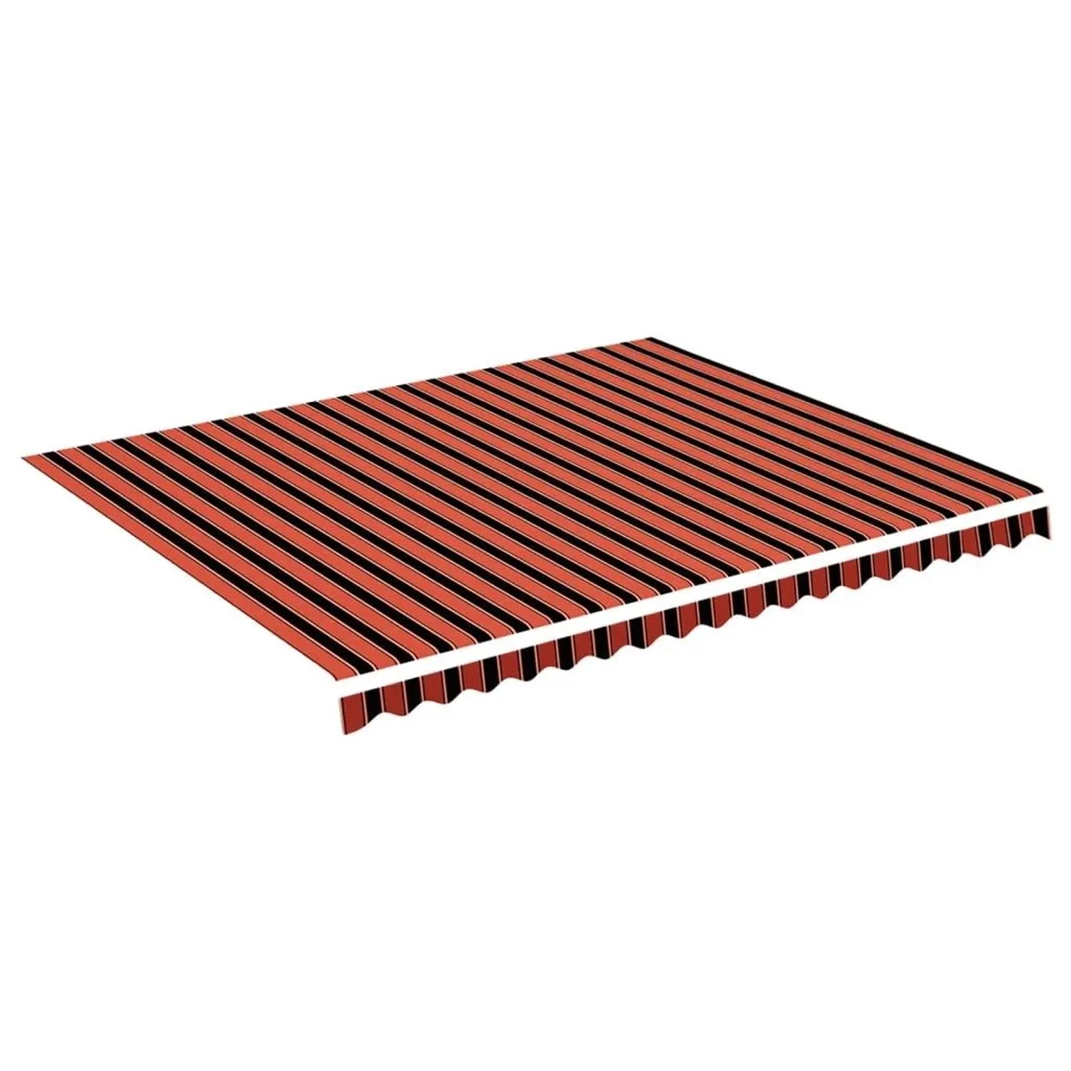 vidaXL Markisenbespannung Orange und Braun 4,5x3,5 m 311960