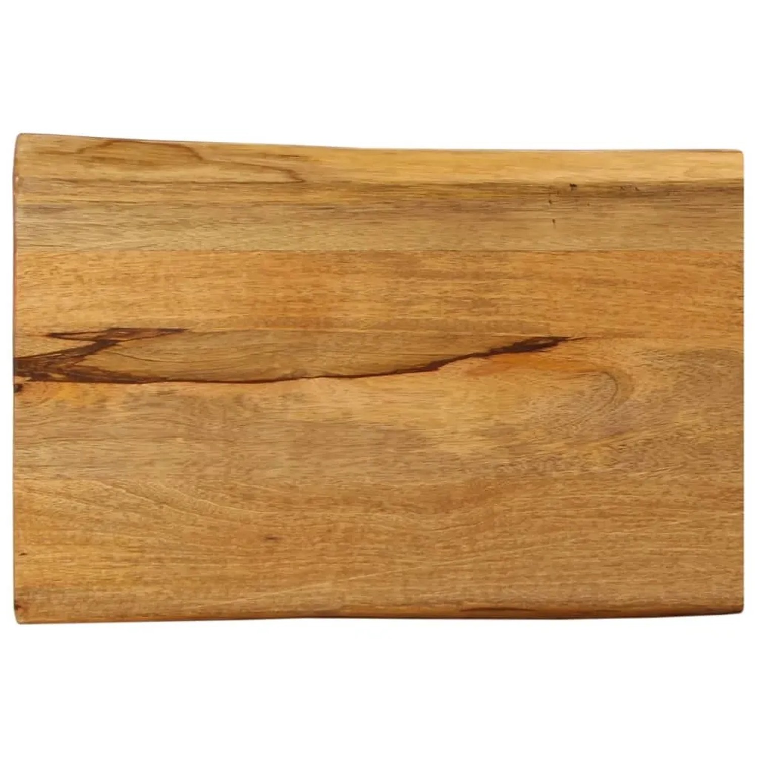 vidaXL Tischplatte mit Baumkante 50x40x3,8 cm Massivholz Mango 370775
