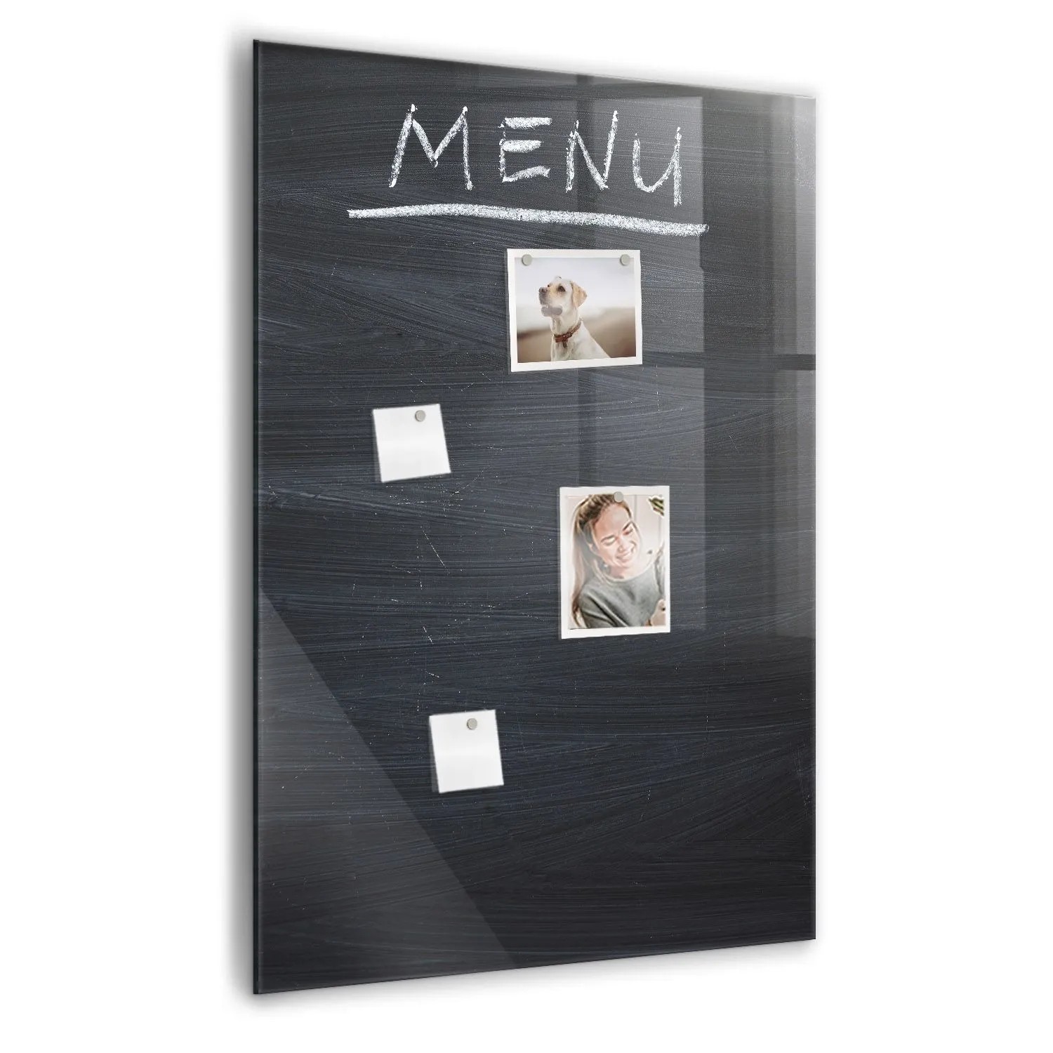 Tulup Magnetische Glastafel Menütafel 70x100 cm Magnettafel Mit Marker Beschreibbar Weißer Marker Magnettafel Für Termin...