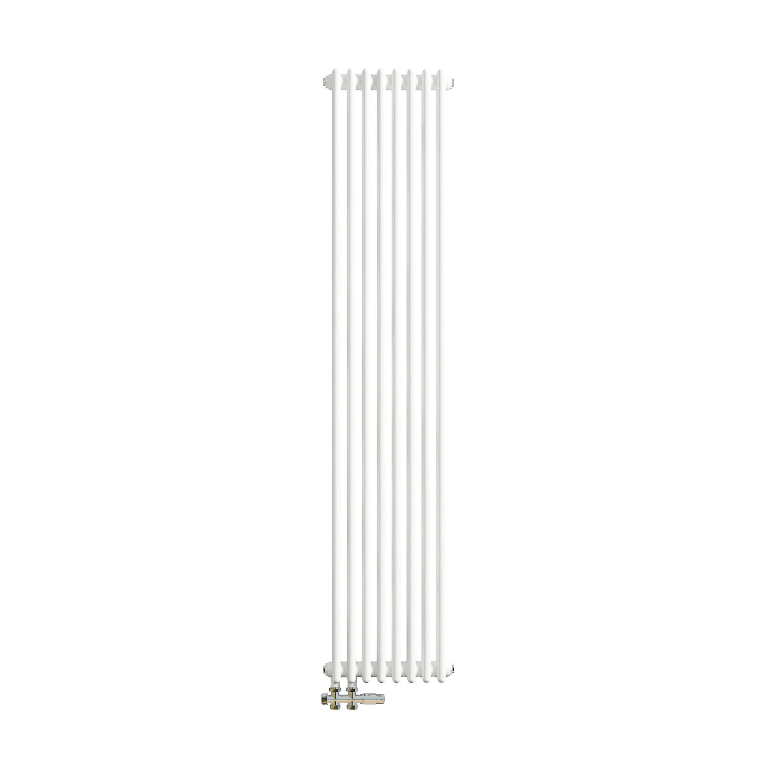 AICA Traditioneller Gusseisenstil 2 Spalten Heizkörper 1800 x 380 mm Weiß 1170W