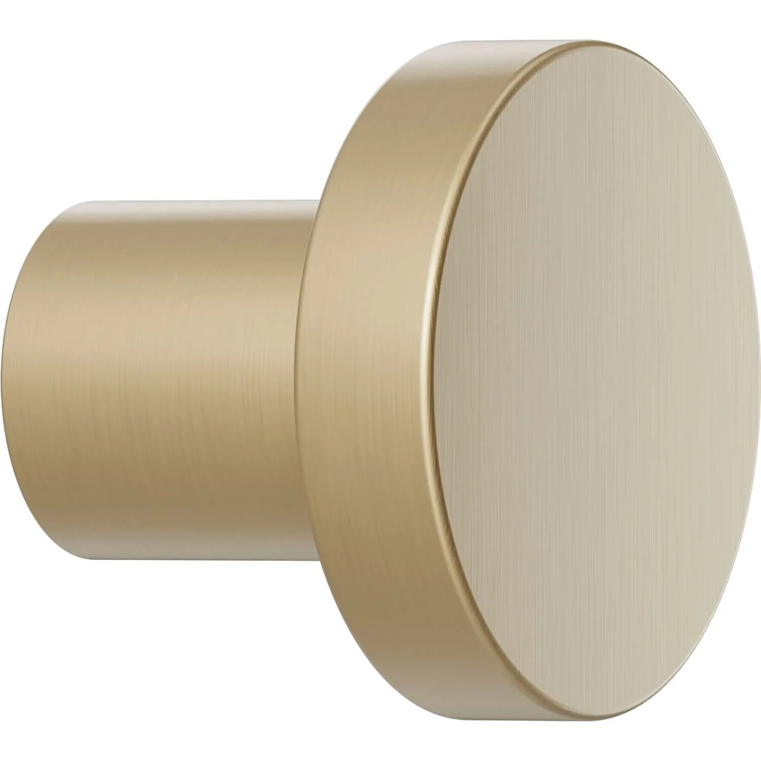 Furnipart Möbelknopf Dot ø 30 mm Tiefe 26 mm Messing Gebürstet