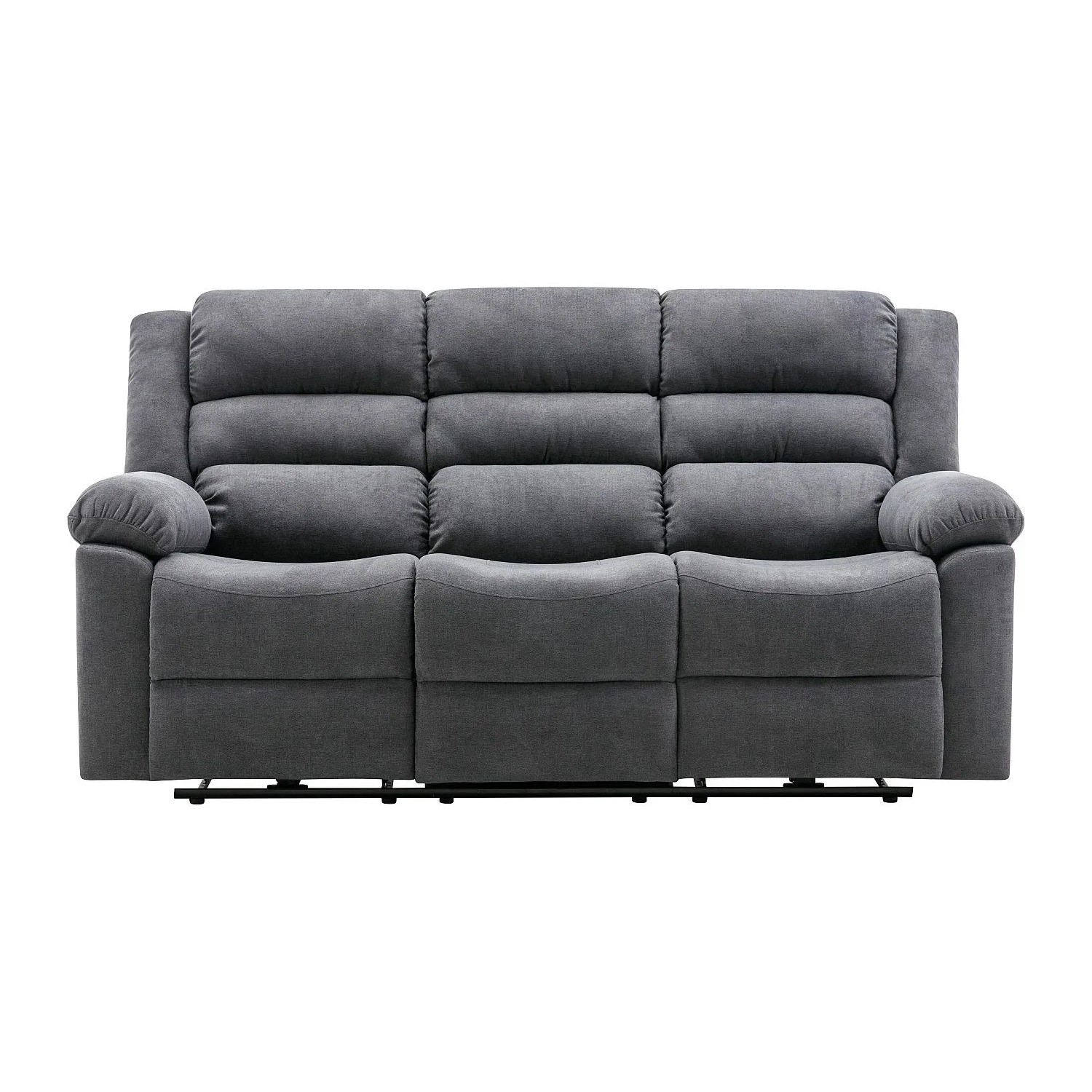 Vente-unique Relaxsofa Burolo Grau 199 cm
