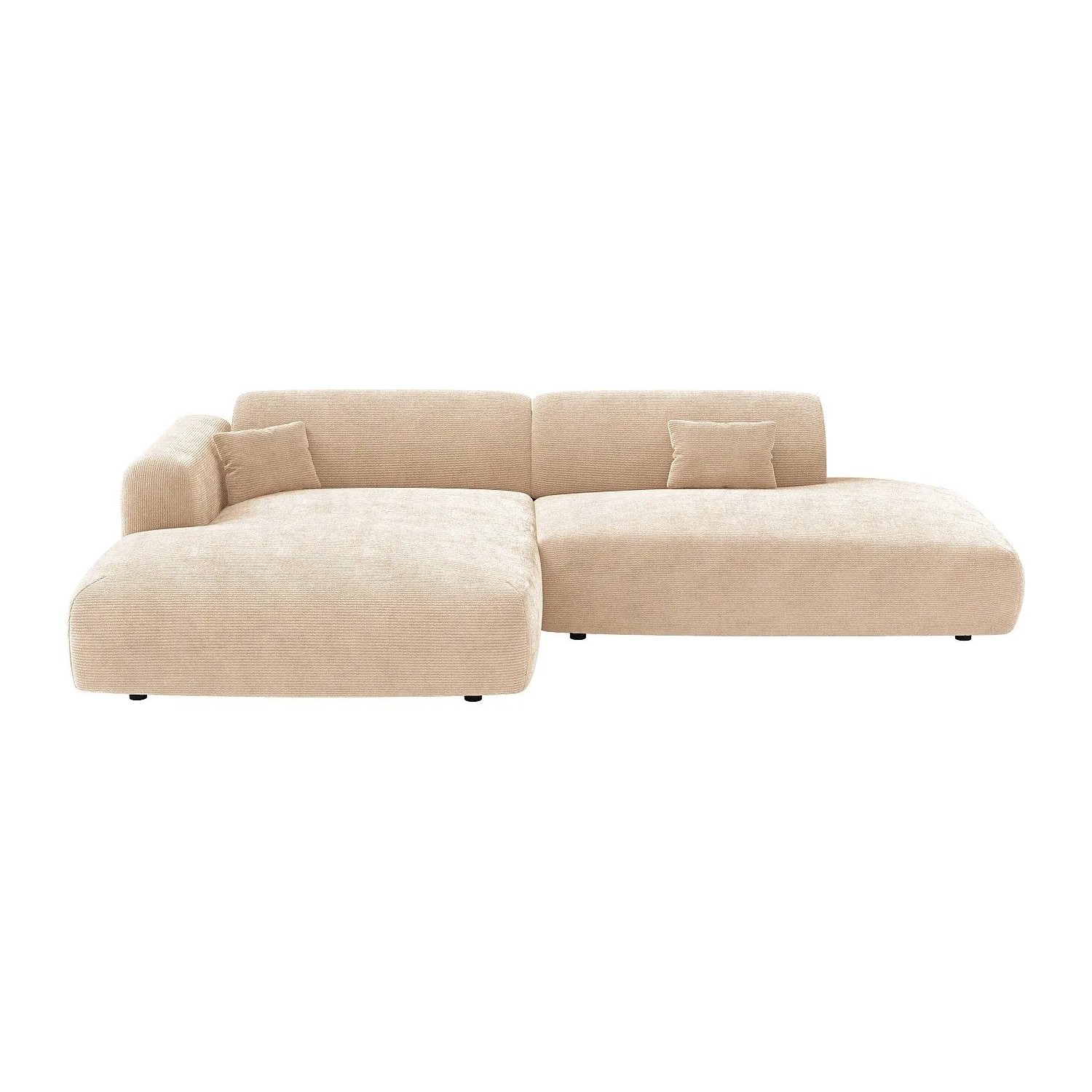 Vente-unique Sofa Ohne Schlafmöglichkeit Pogni Beige 300 cm