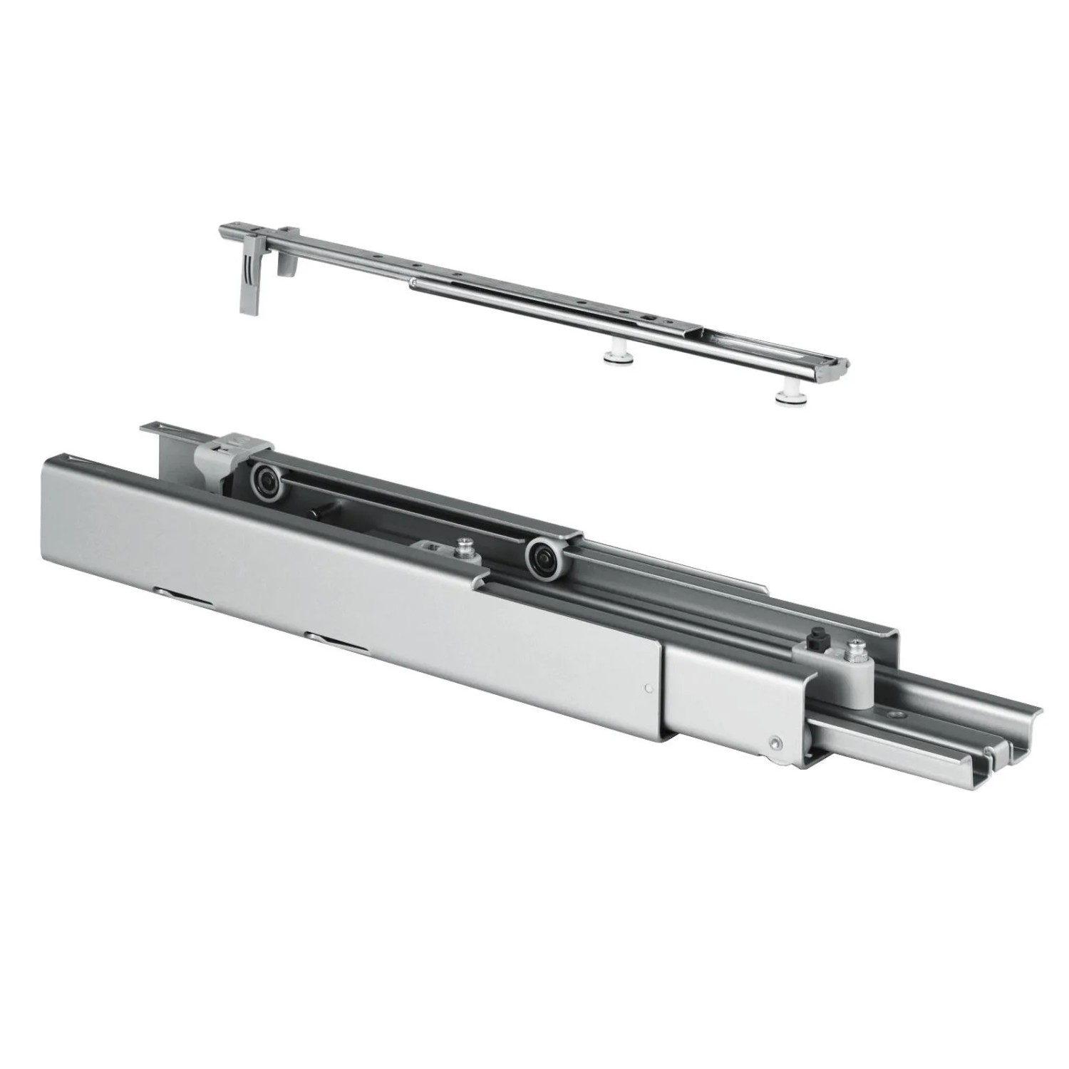 Kesseböhmer VVSx Vollauszugsbeschlag Silbergrau Ersatzteil für DISPENSA-X Apothekerauszug