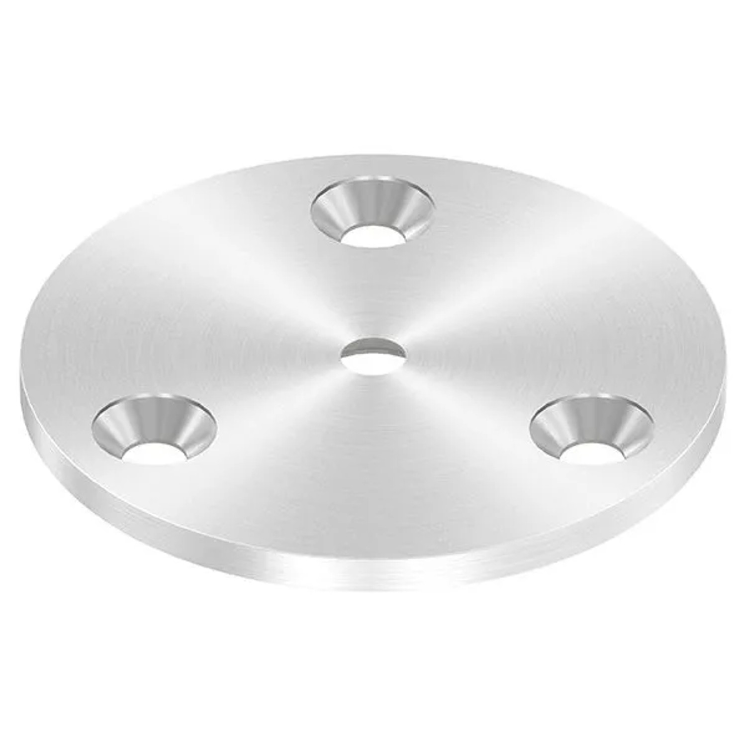 FeNau Ankerplatte Ø 70 X 4 mm Mit Zentrierbohrung Ø 6,5 mm V2A