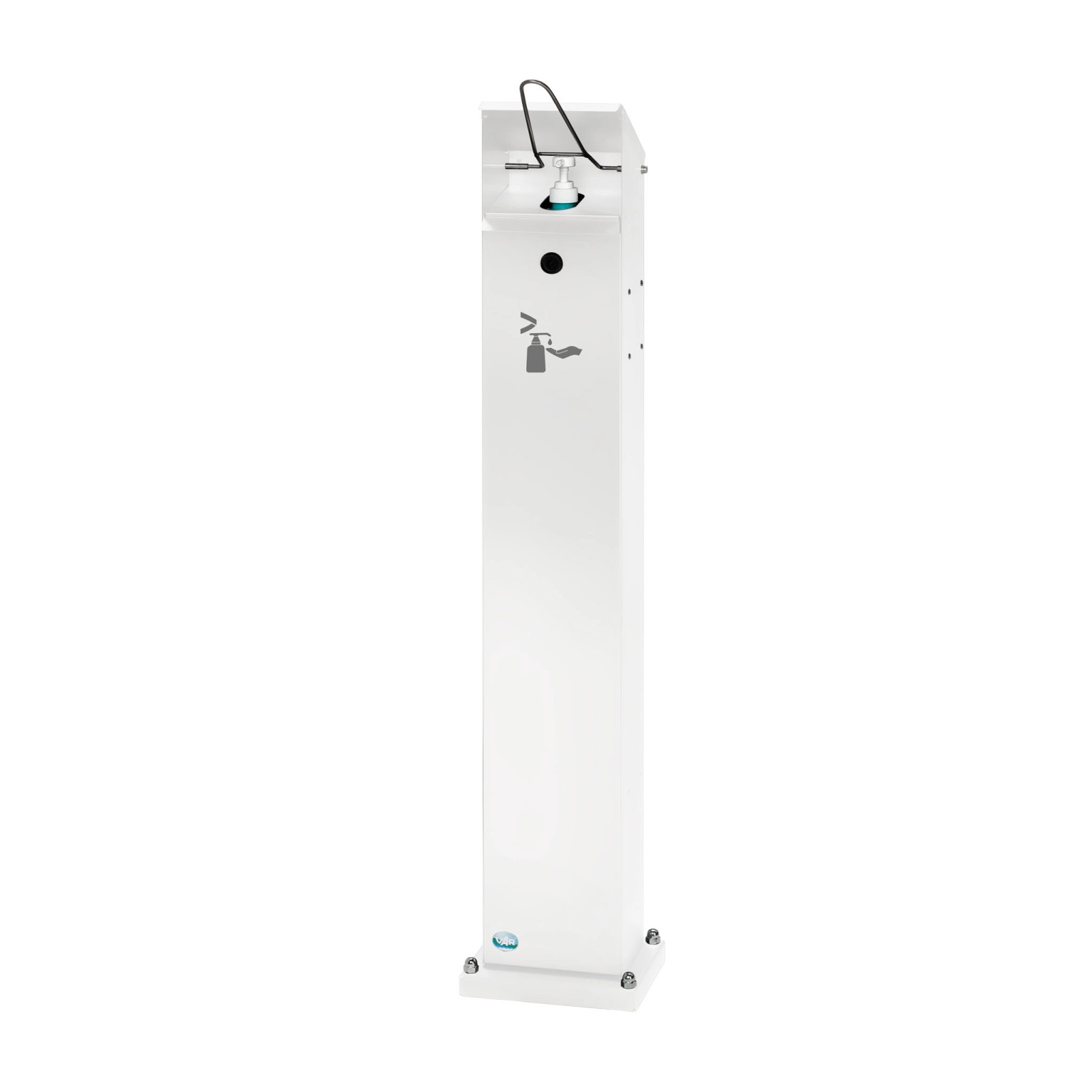 PROREGAL Robuster Handdesinfektionsspender Mit Hubmechanismus Bodenmontage günstig online kaufen