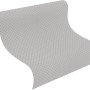 Rasch Vliestapete Tapetenwechsel II, 506754, graue Glanz-Optik mit grafischem Karo-Muster.