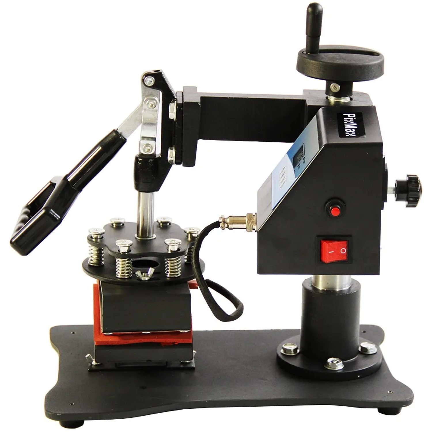 PixMax Mützenpresse Textilpresse zum Bedrucken von Kappen und Textilien.