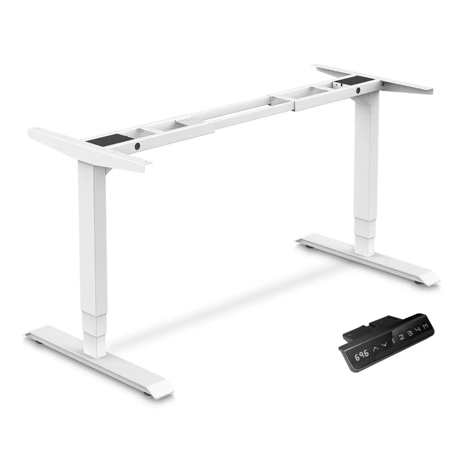 SOTECH CAVO Tischgestell TG1-120 Weiß Elektrisch Höhenverstellbar 595 Bis 1245 mm Breitenverstellung 1080 Bis 1800 mm Tragkraft 120 Kg