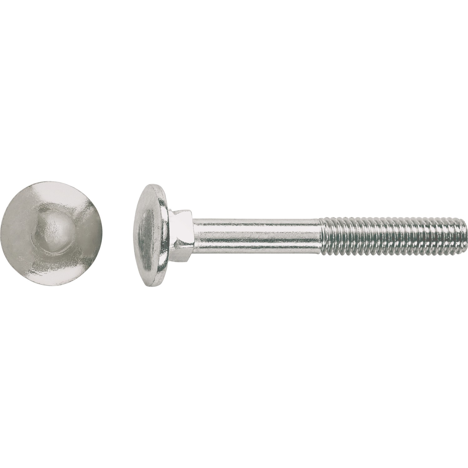 Schlossschraube M6 x 100 mm Edelstahl A2 50 Stück