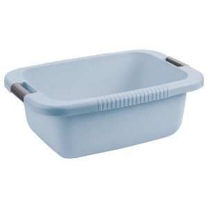 Tontarelli Wäschewanne Aurora, 40 l, Nordic Blue, mit Griffen. Robuste Kunststoff-Wäschewanne.