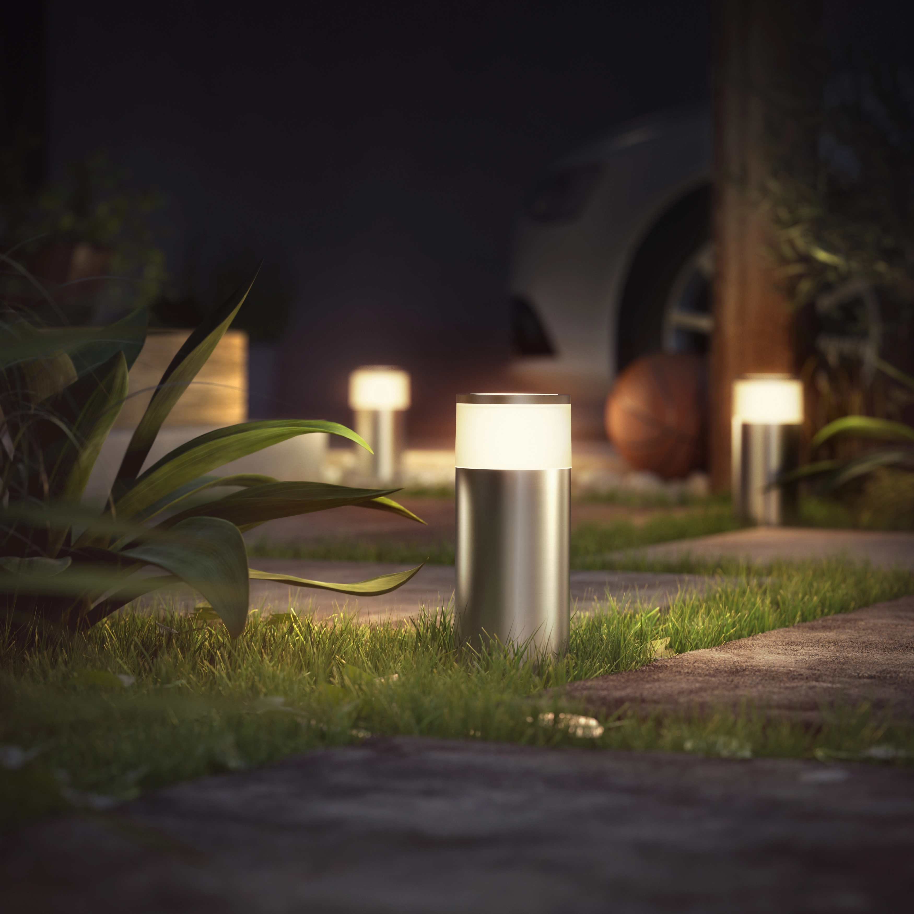 Philips Hue Sockelleuchte White & Color Ambiance bei OBI