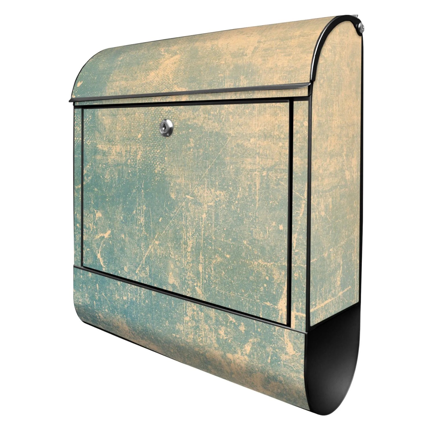 Banjado Design Briefkasten Schwarz Pulverbeschichtet 39x47x14cm 2 Schlüssel günstig online kaufen