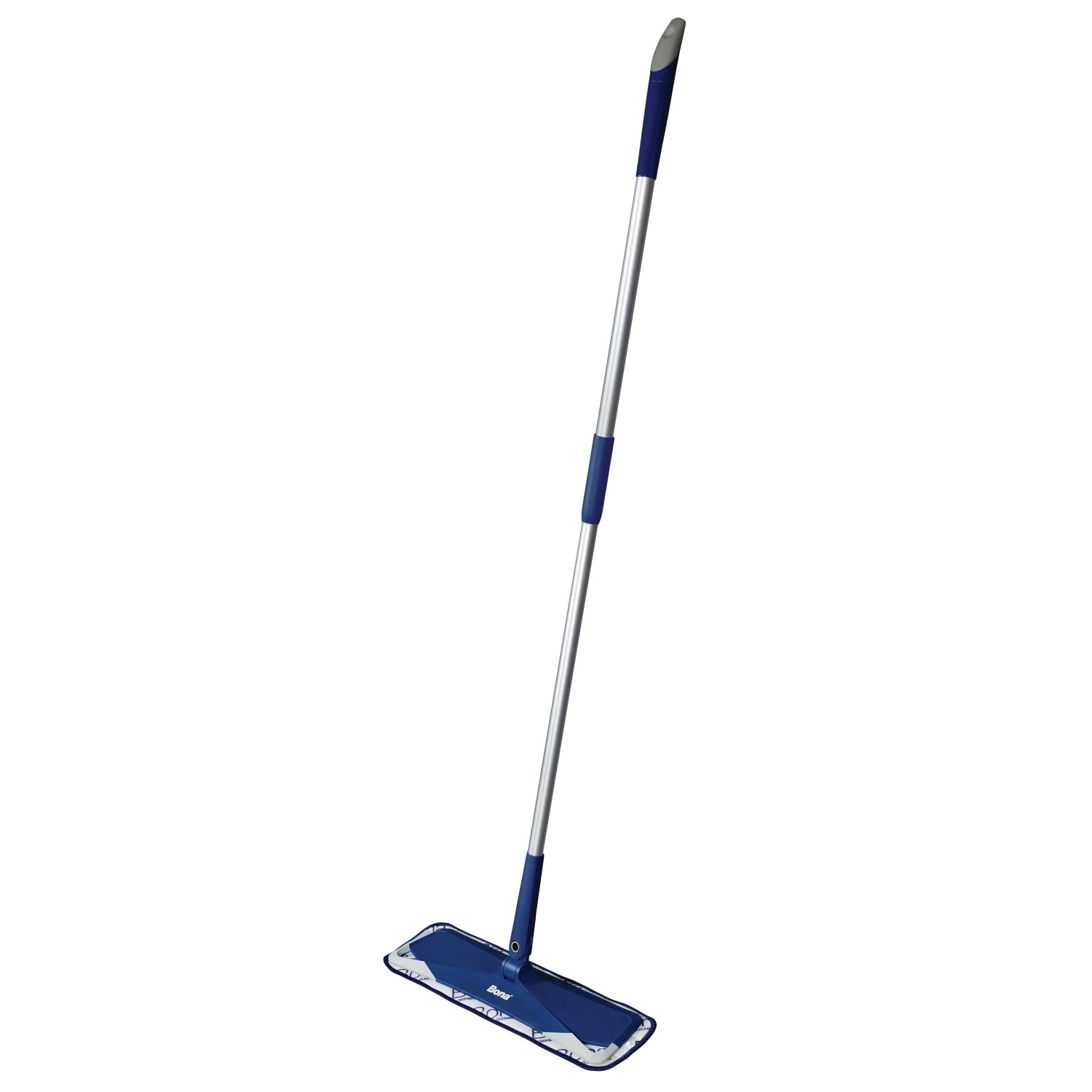 Bona Wischmopp Premium Teleskop-Mop mit Mikrofaser-Pad, Waschbares Mikrofaser-Reinigungspad