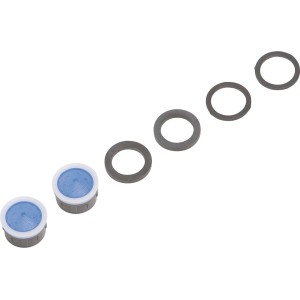 Innenteil für Strahlregler Honeycomb M22/M24, 2 Stück, aus Kunststoff mit 4 Dichtungen.