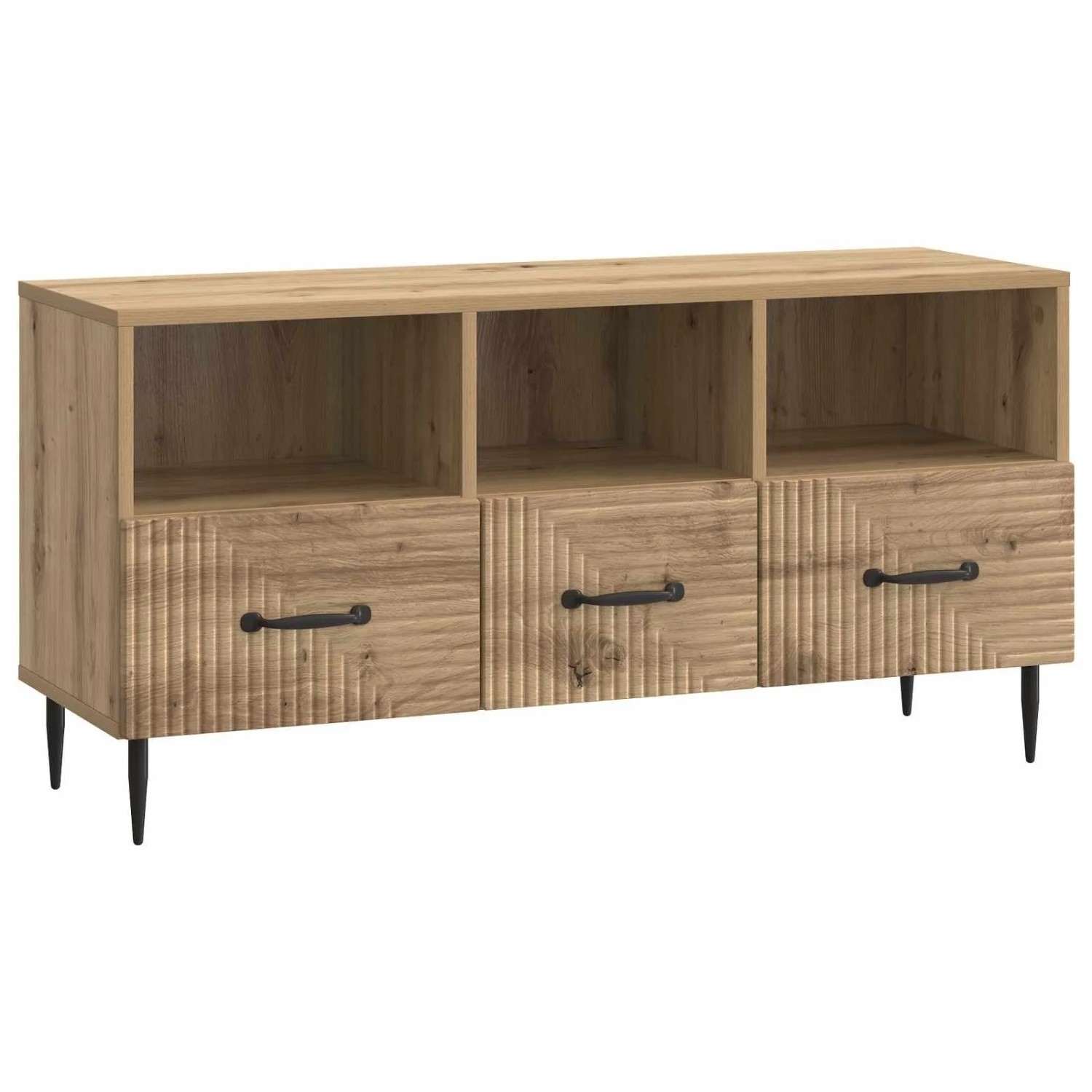 vidaXL TV-Schränk Artisan-Eiche 102 x 34,5 x 50 cm Holzwerkstoff 894914