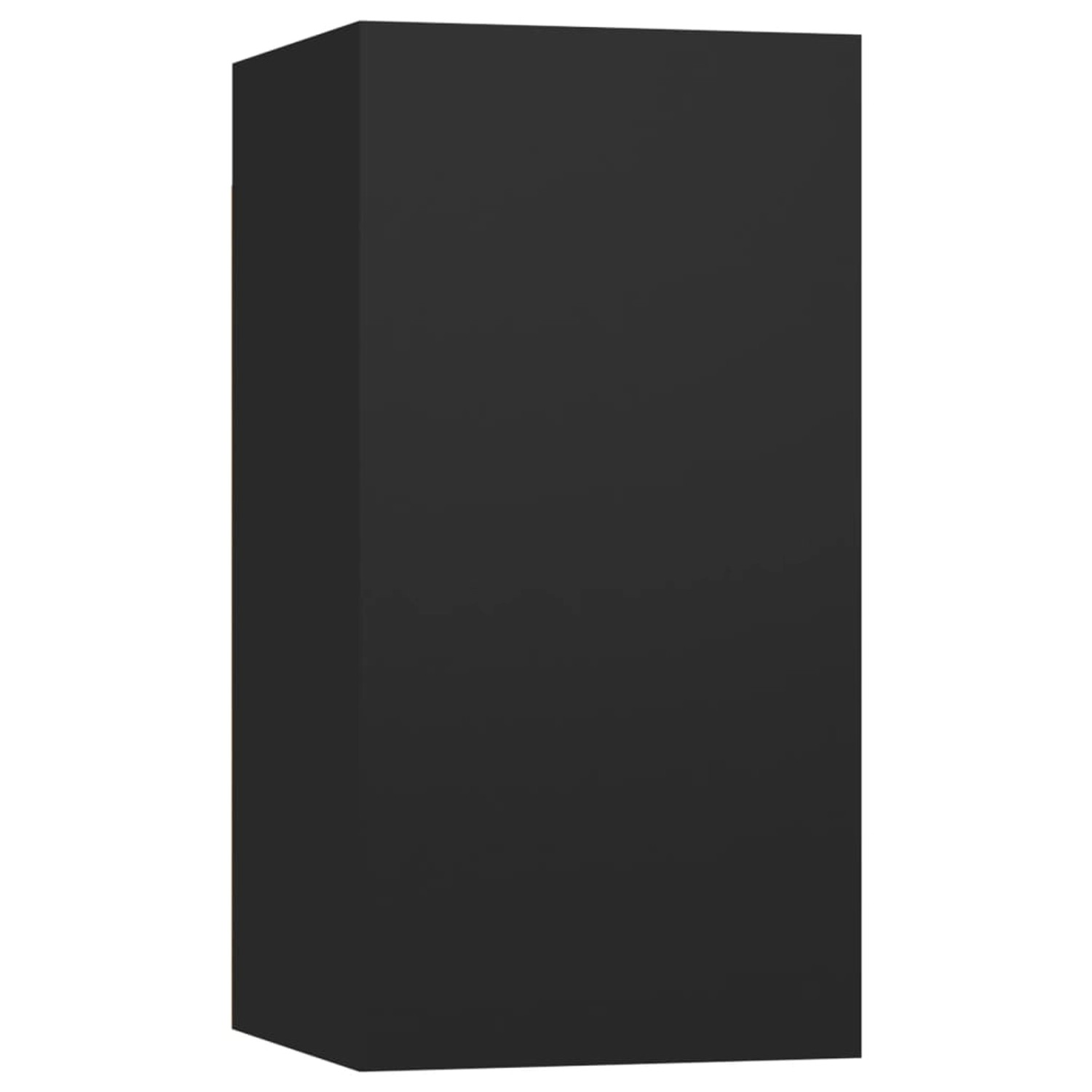 Tv-schrank Schwarz 30,5x30x60 Cm Spanplatte günstig online kaufen