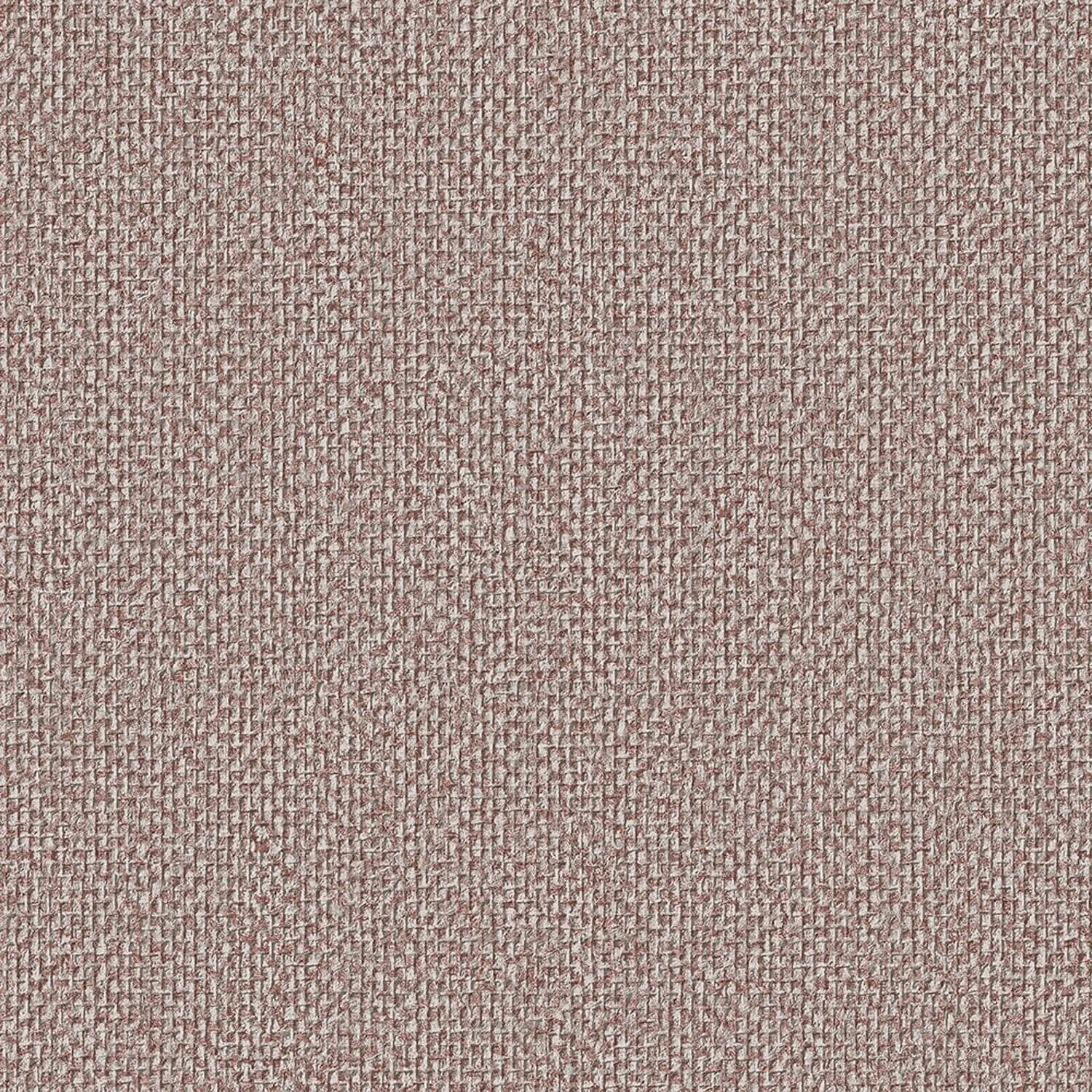 PROFHOME Sa524095-Di Struktur Tapete Textiloptik Rot Braun Platin 0,53 m x 10,05 m  5,33 m2