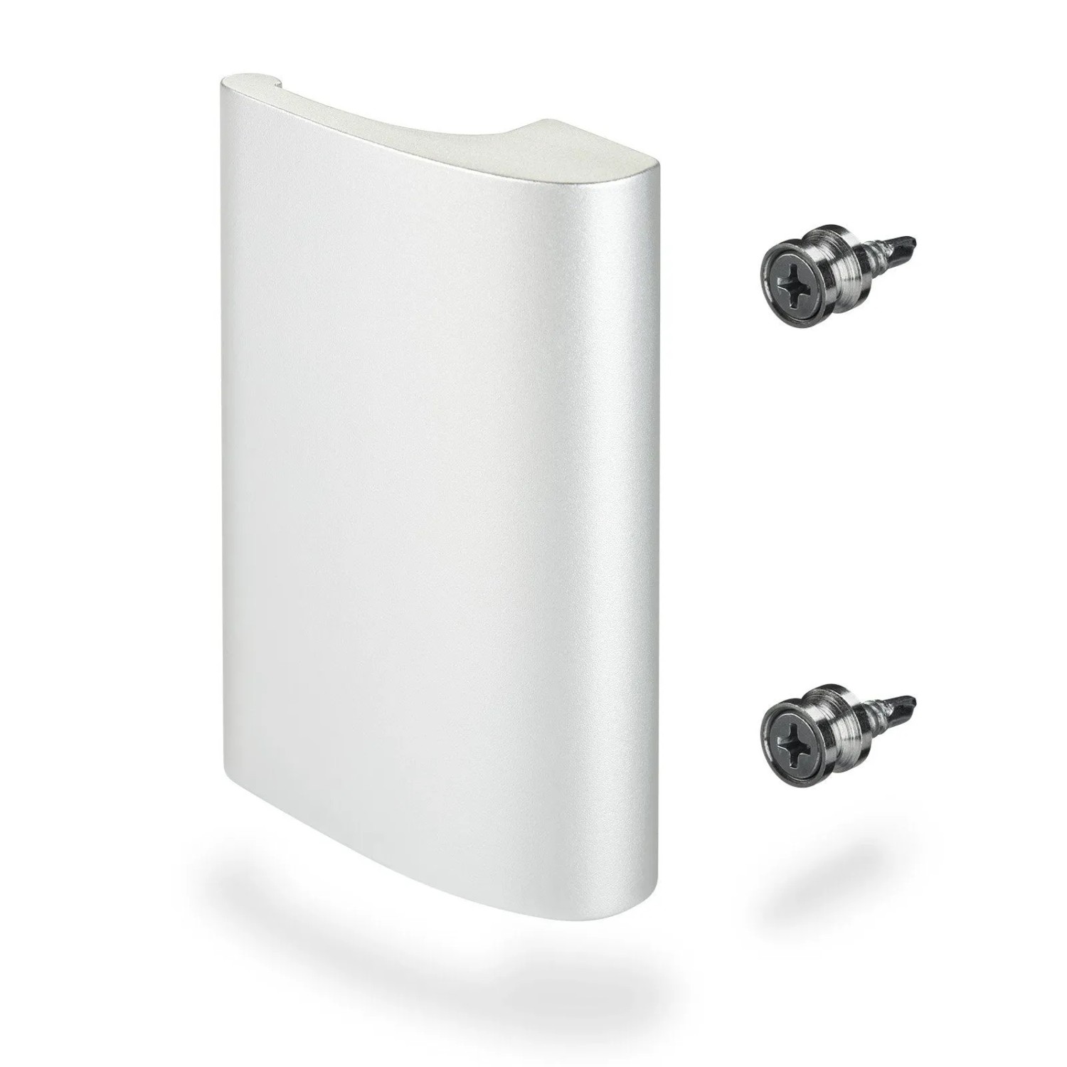 SOTECH Balkontürgriff SEJA 82 x 52,5 x 20 mm BA 48 mm Aluminium Verdeckte Verschraubung Alufarbig Eloxiert