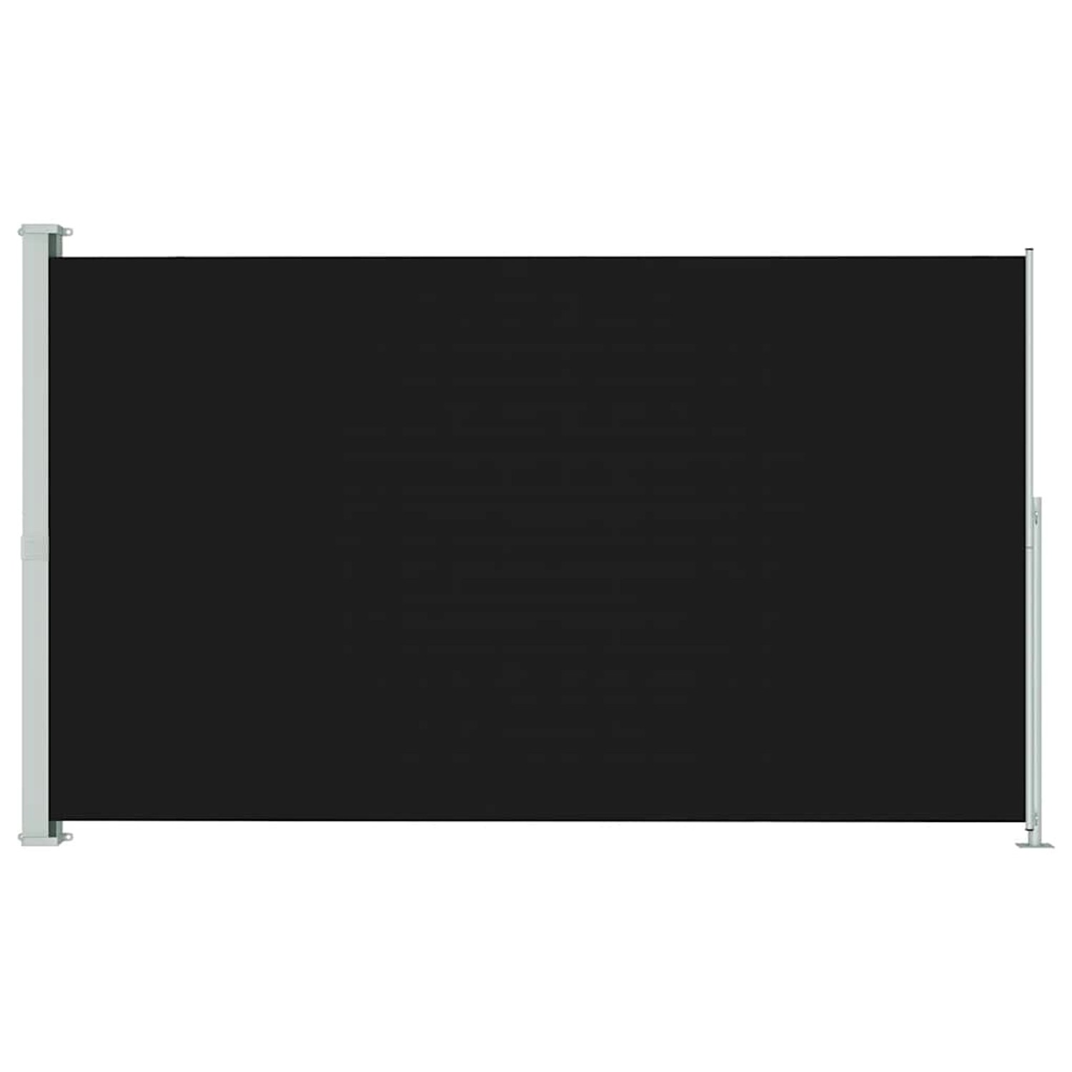 furnicato Seitenmarkise Ausziehbar 180x300 cm Schwarz günstig online kaufen