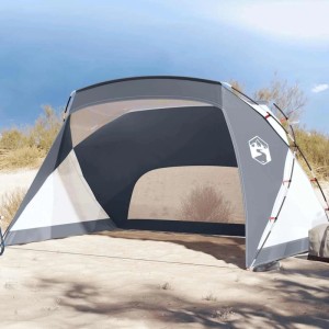 vidaXL Strandzelt Grau 274x178x170/148 cm 185T Polyester 94405