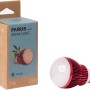 Parus LED-Pflanzenlampe Winter 7W E27 mit Verpackung. Rot eloxiertes Aluminiumgehäuse, weißes Licht für Pflanzenanzucht.