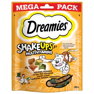 Dreamies Katzen-Ergänzungsfutter Mega Pack Shake Ups mit Geflügel 165 g