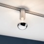Paulmann URail Spot Ceiling Socket, Chrom, dimmbar, mit E27 Fassung an Schienensystem.