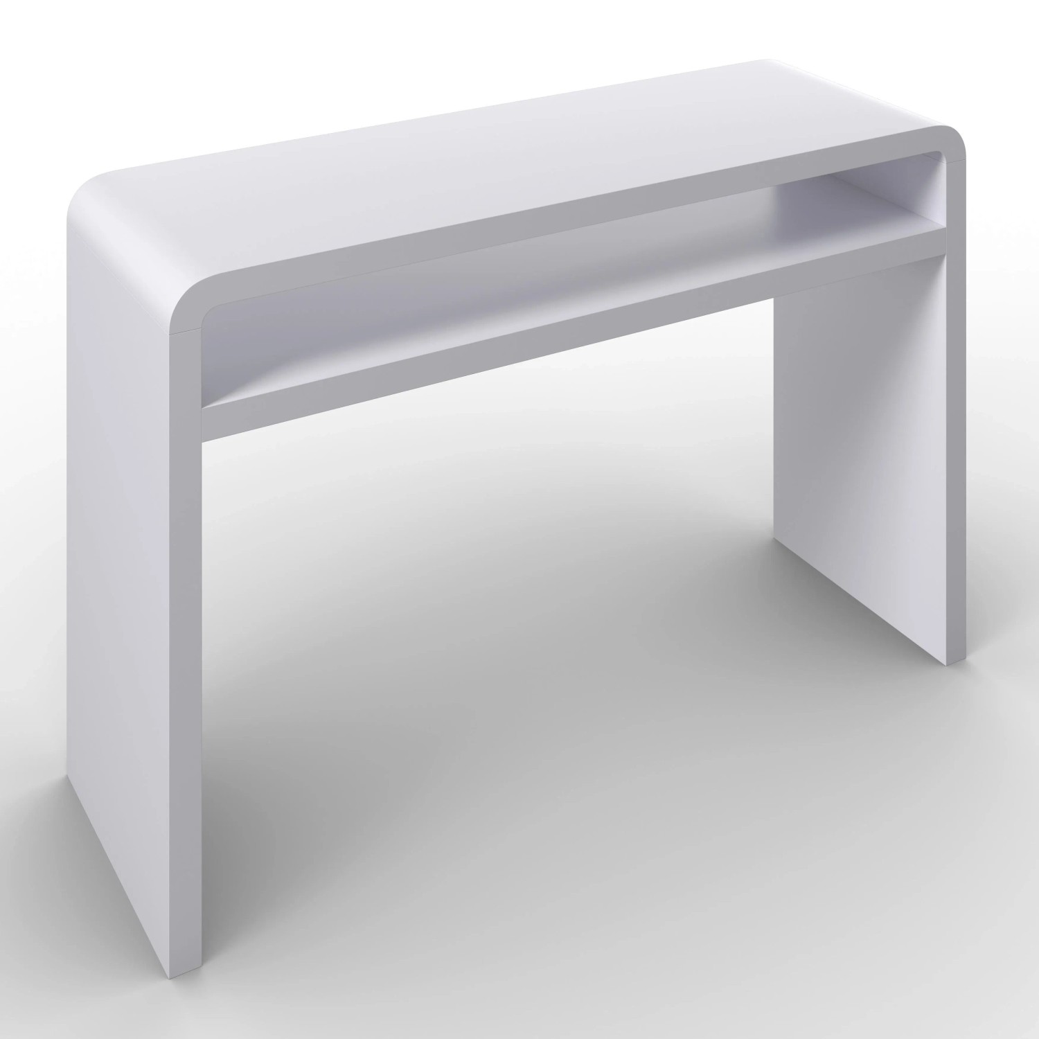 Bessagi Home Konsolentisch Emilia Weiß MDF