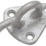 Conacord Ringhakenplatte aus Stahl, 50 mm, für vielseitige Anwendungen.