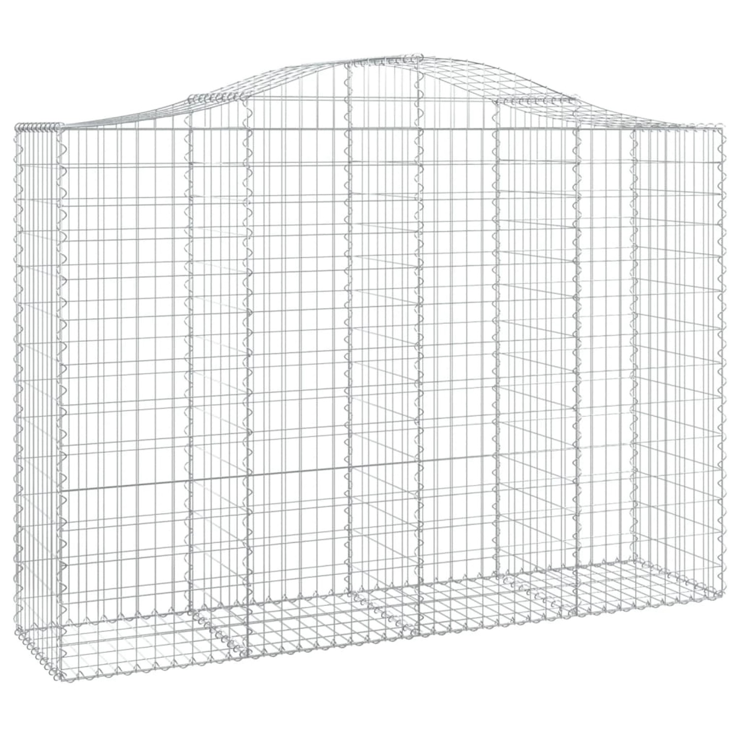 Thumbnail - vidaXL Gabionen mit Hochbogen 6 Stk 200x50x140/160cm Eisen 1554811