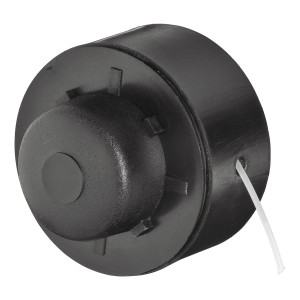 LUX Ersatzspule T 709 für Rasentrimmer, Doppelfaden Ø 1,3 mm, 2 x 6 m, Farbe: Schwarz.