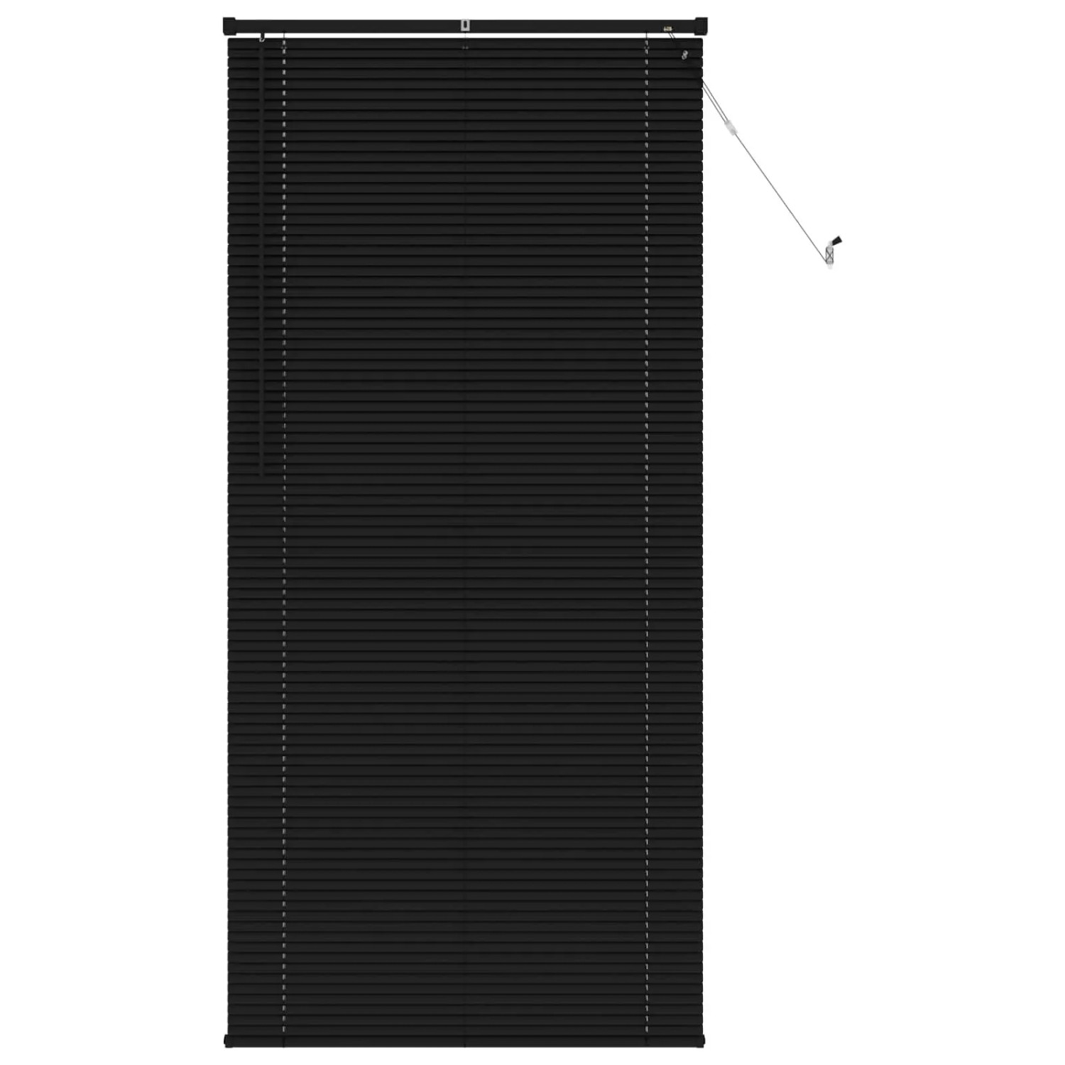 vidaXL Venetianer Jalousie Verstellbar Schwarz 213 x 100 cm PVC 42003751 günstig online kaufen