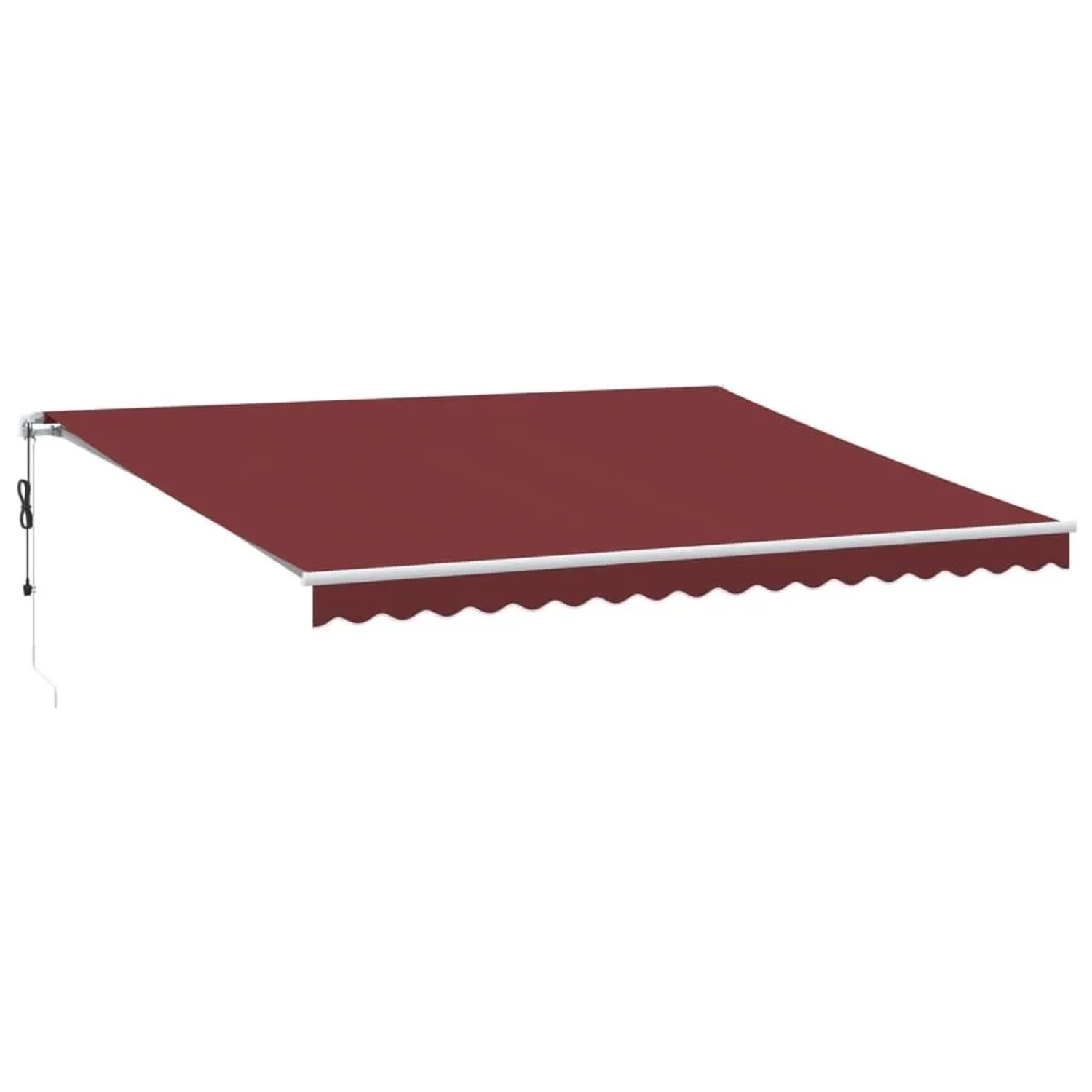 vidaXL Markise Automatisch Burgunderrot 450x350 cm 3214988
