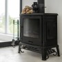 Relaxdays Kaminholzkorb Stahl Schwarz Klappbar 44 cm x 52 cm x 31 cm 3,8 kg_5