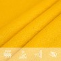 Gelbes vidaXL Sonnensegel (Trapez, 3/4x2 m) aus HDPE, Detailansicht des Materials.