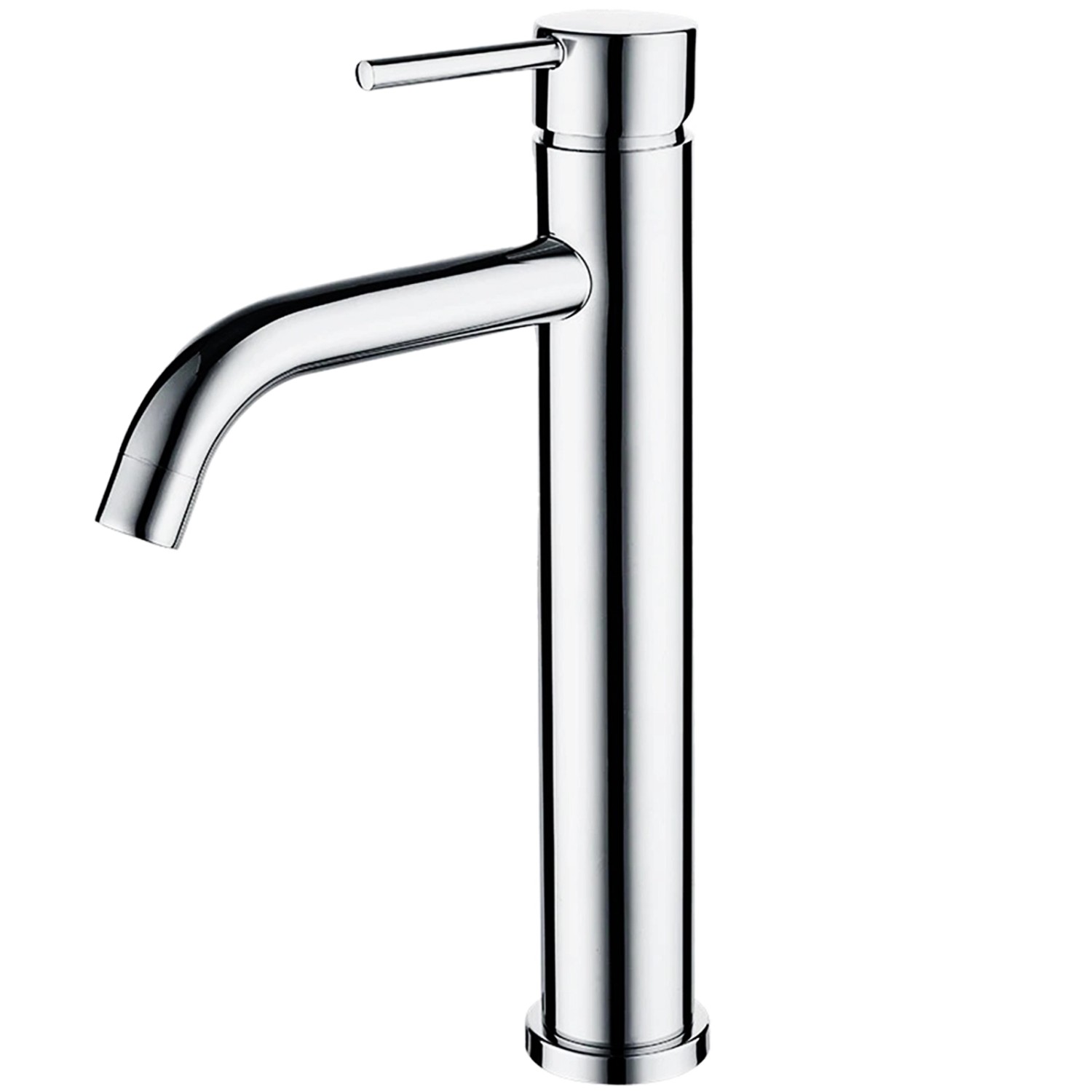 AICA Wasserhahn Chrom Bad Hoch Waschtischarmatur Auslauf Höhe 195mm Waschbe günstig online kaufen