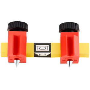 LUX Perfect-Marker Rot Comfort, 2-teilig mit Stahlspitzen und Bleistiftaufnahme.