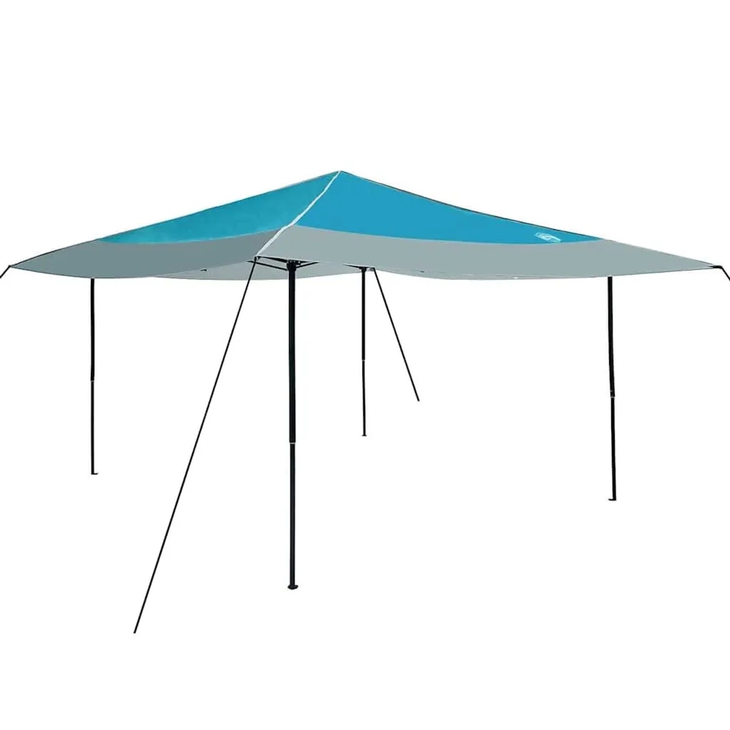vidaXL Pavillon-Zelt Blau 395 x 395 x 251 cm Stoff 42007389