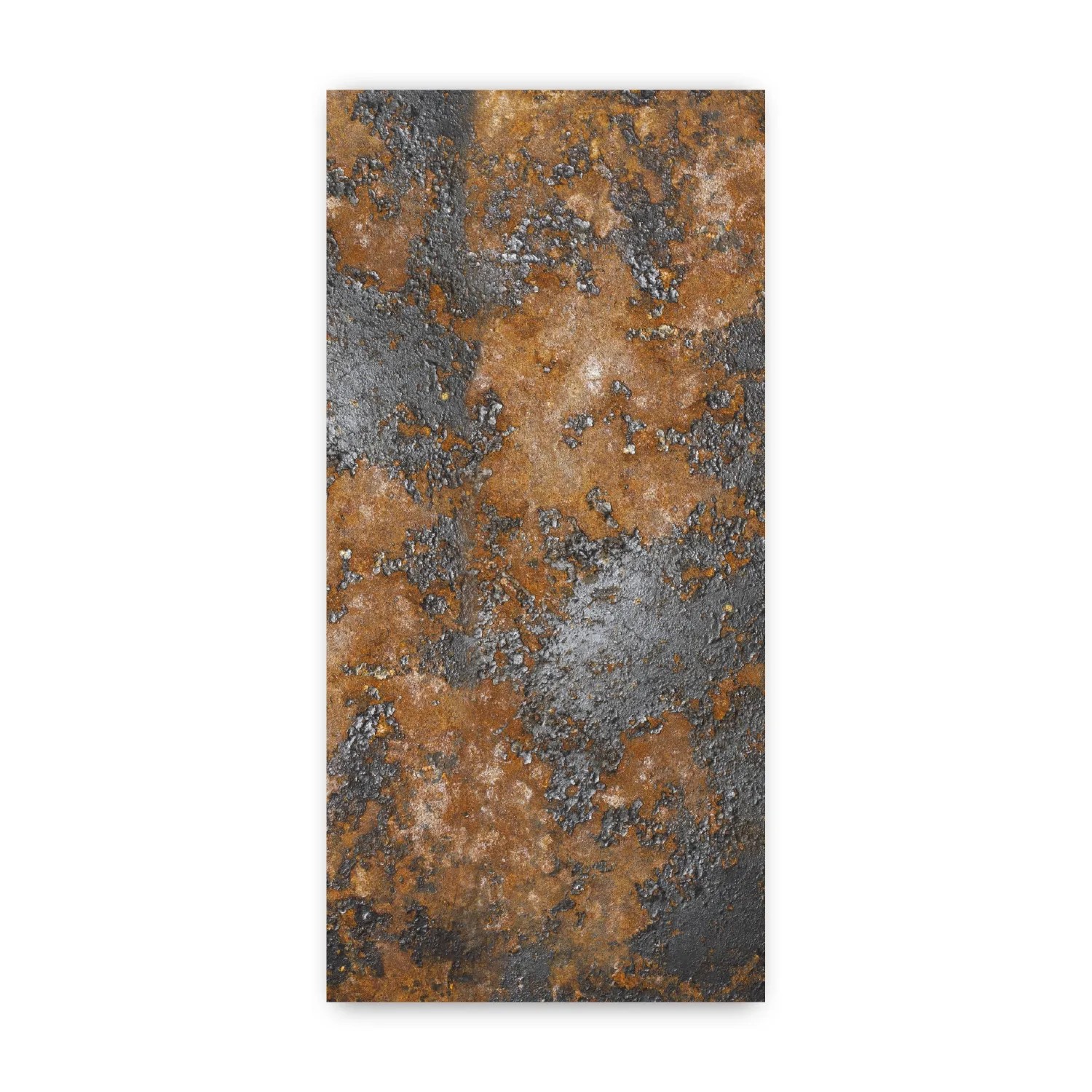 Walllux Duschrückwand Industrial Rust Alu-Verbund 3 mm 100 x 210 cm
