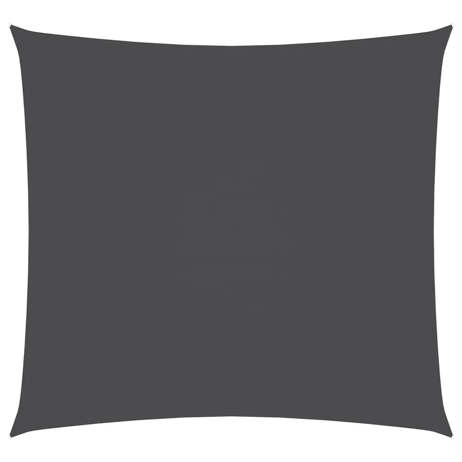 Furnicato Sonnensegel Oxford-gewebe Quadratisch 25x25 M Anthrazit