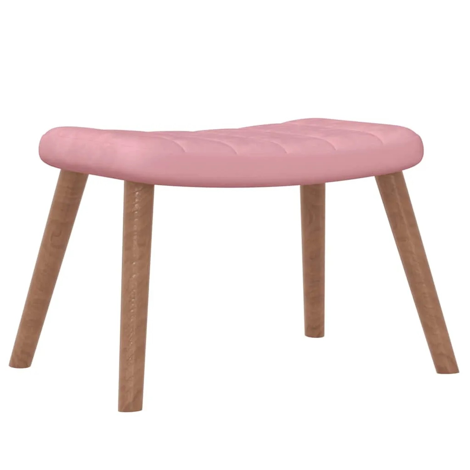 Sessel Mit Hocker Rosa vidaXL Relaxsessel mit Hocker Rosa Samt Modell 1 kaufen bei OBI